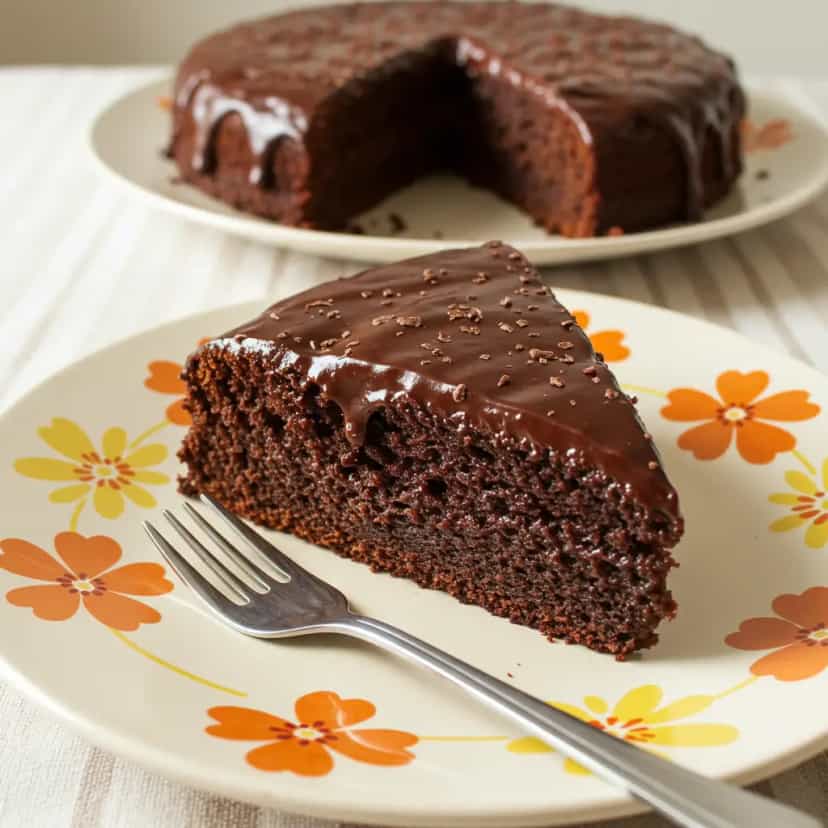 Foto deliciosa de Bolo de Cenoura e Chocolate Molhadinho pronta para servir - Bolos & Cupcakes