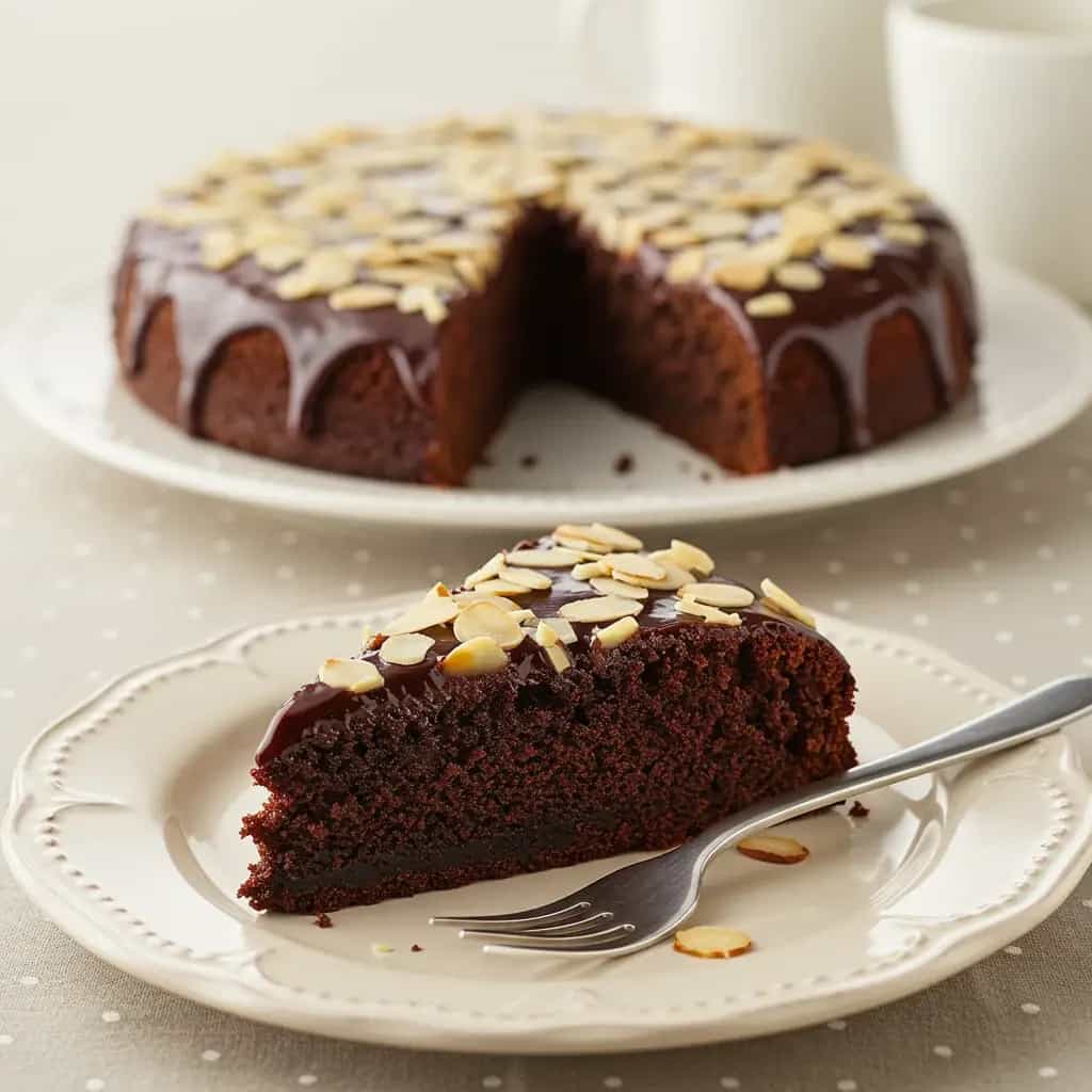 Bolo de Chocolate com Amêndoas