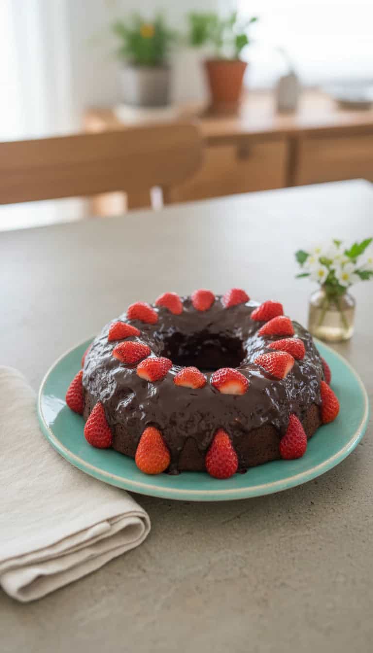 Foto deliciosa de Bolo de Chocolate Cremoso pronta para servir - Bolos & Cupcakes