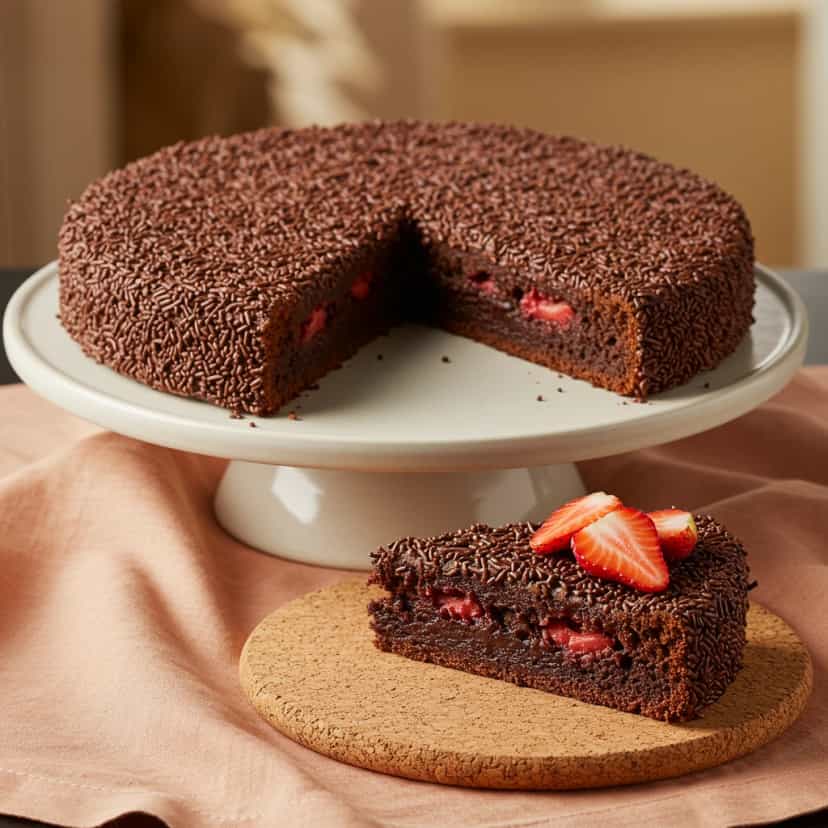 Foto deliciosa de Bolo de Chocolate Irresistível pronta para servir - Bolos & Cupcakes