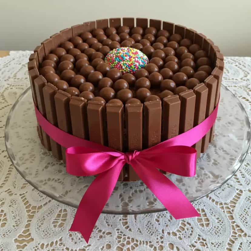 Foto deliciosa de Bolo de Chocolate Kit Kat pronta para servir - Bolos & Cupcakes