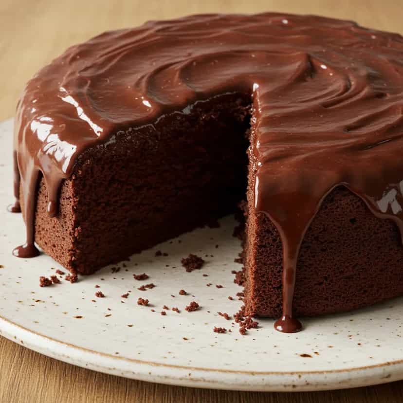 Foto deliciosa de Bolo de Chocolate Molhadinho pronta para servir - Bolos & Cupcakes