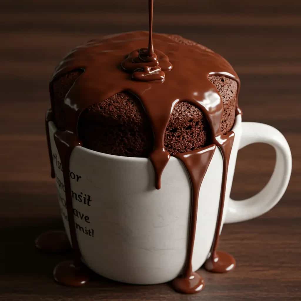 Bolo de Chocolate na Xícara