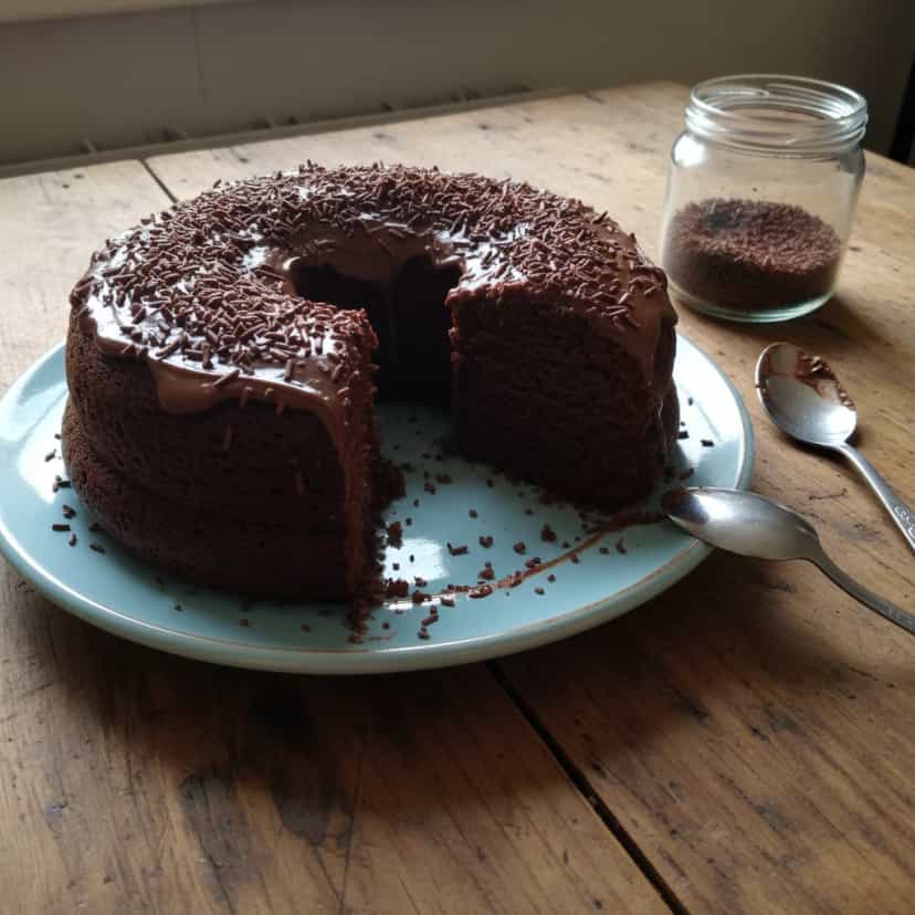 Foto deliciosa de Bolo de Chocolate Prático pronta para servir - Bolos & Cupcakes