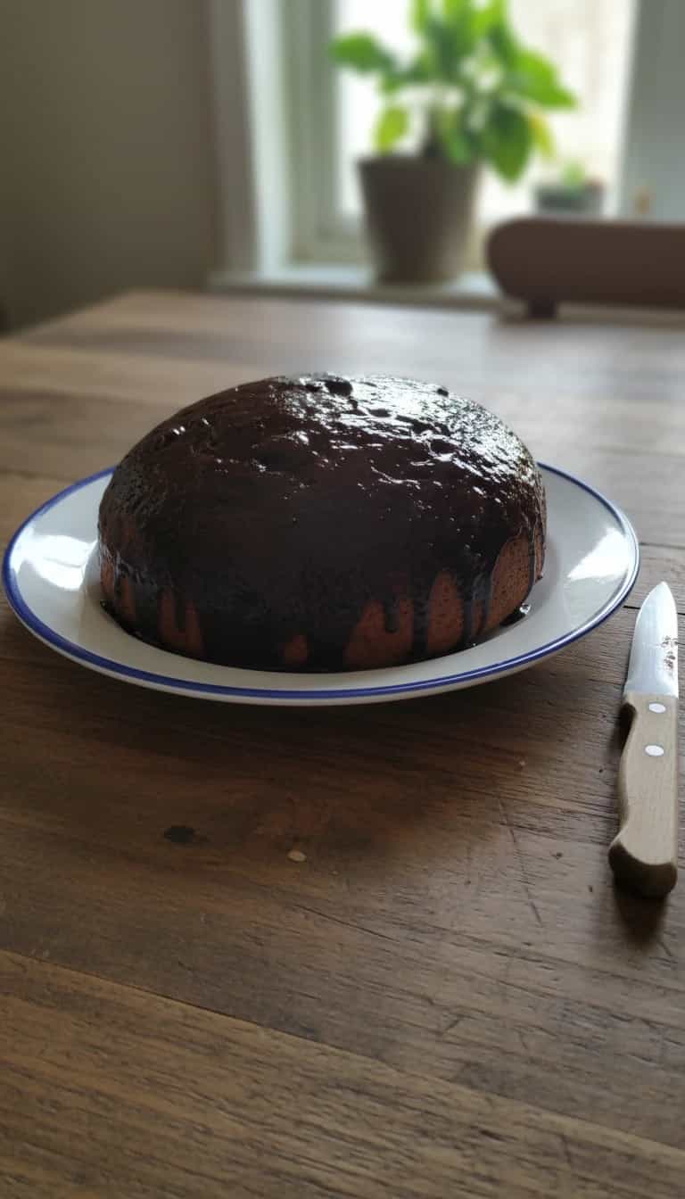 Foto deliciosa de Bolo de Chocolate Sem Leite pronta para servir - Bolos & Cupcakes
