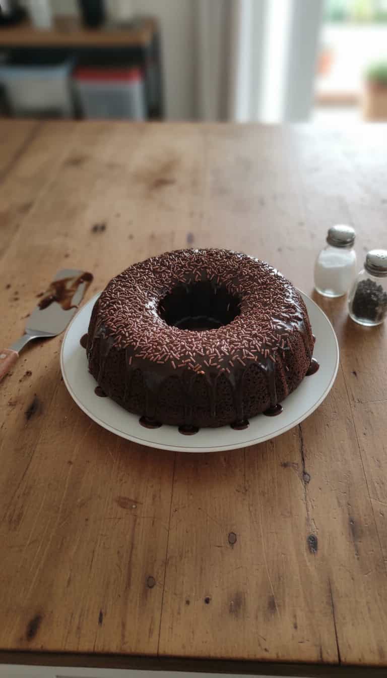 Foto deliciosa de Bolo de chocolate sem trigo pronta para servir - Bolos & Cupcakes