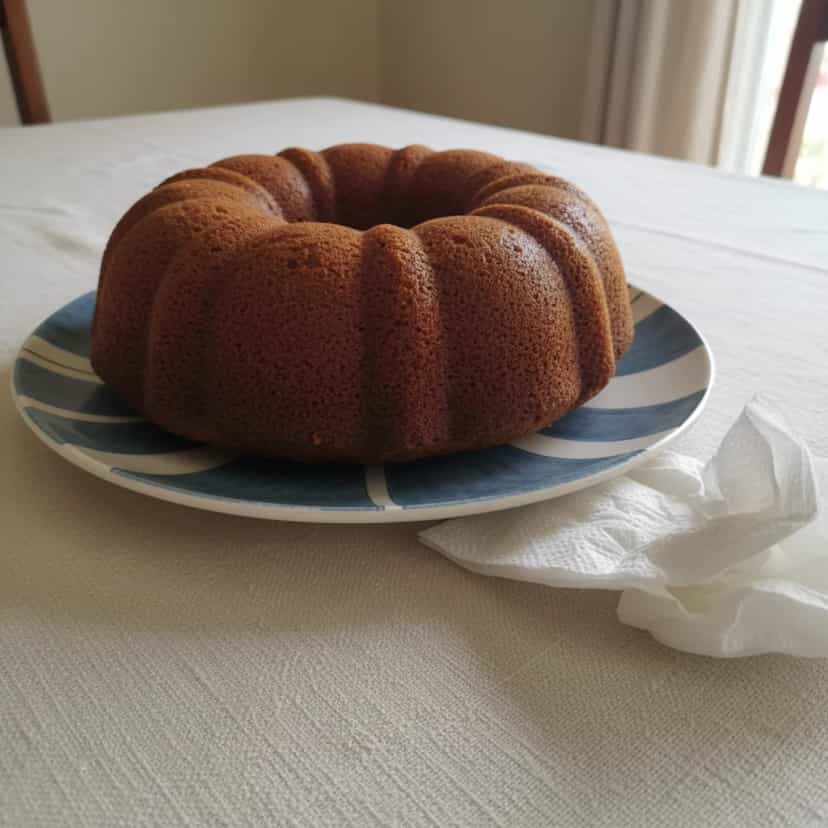 Foto deliciosa de Bolo de Chocolate Simples pronta para servir - Bolos & Cupcakes