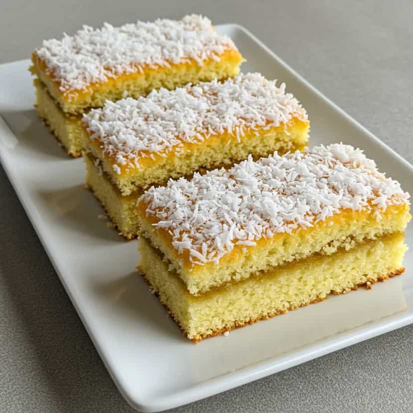 Foto deliciosa de Bolo de Coco com Farofa Crocante pronta para servir - Bolos & Cupcakes