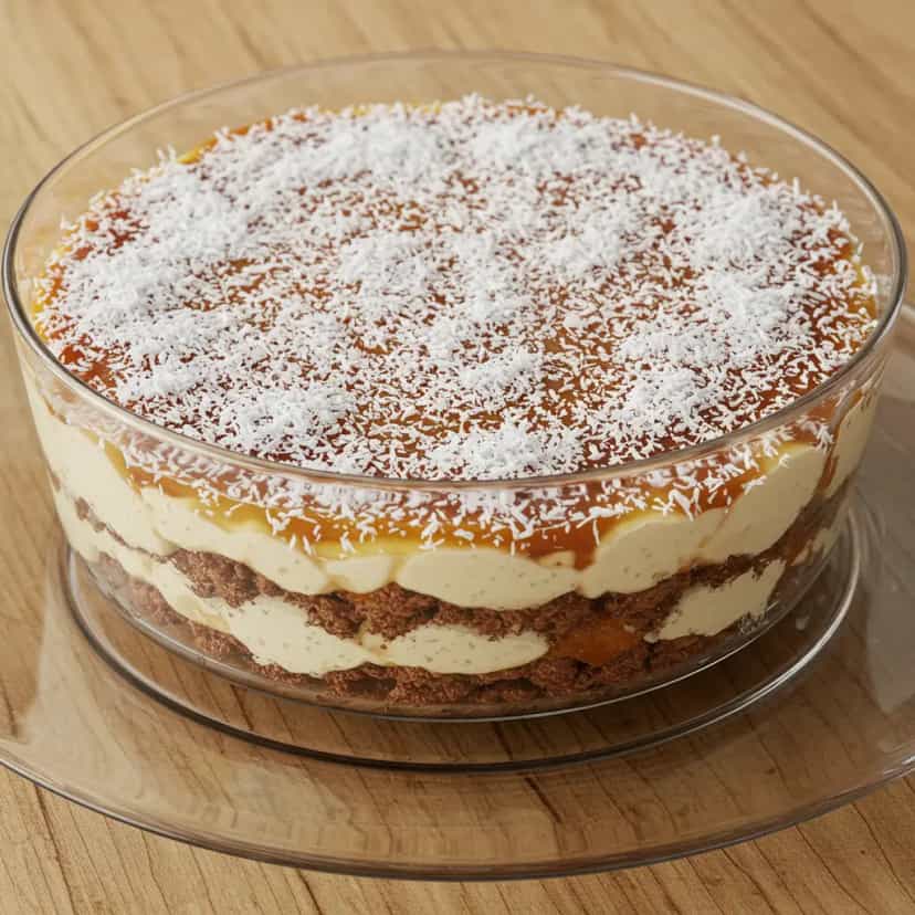Foto deliciosa de Bolo de Coco Fácil com Massa Pronta pronta para servir - Bolos & Cupcakes