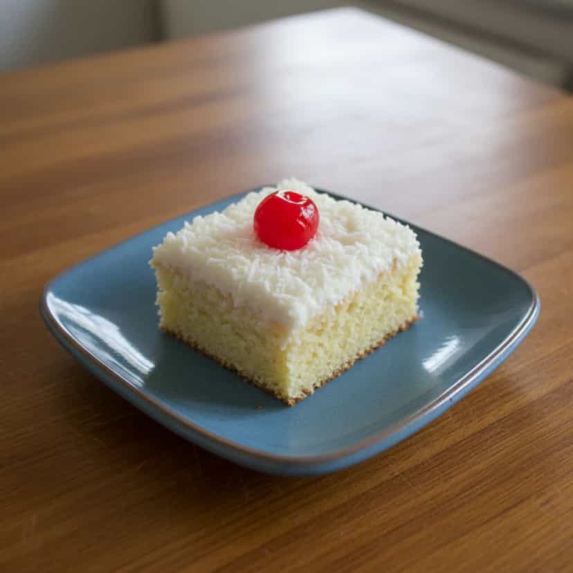 Foto deliciosa de Bolo de Coco Gelado pronta para servir - Bolos & Cupcakes
