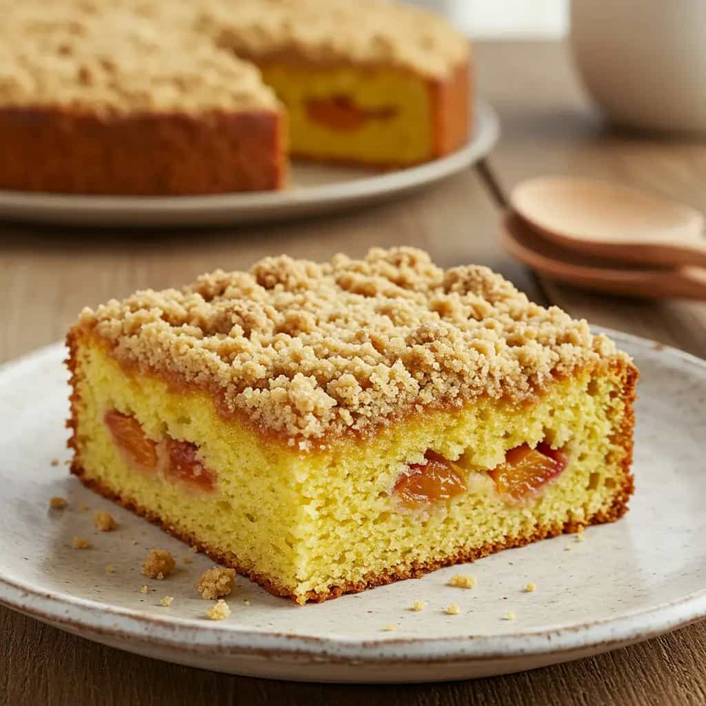 Bolo de Frutas com Crumble