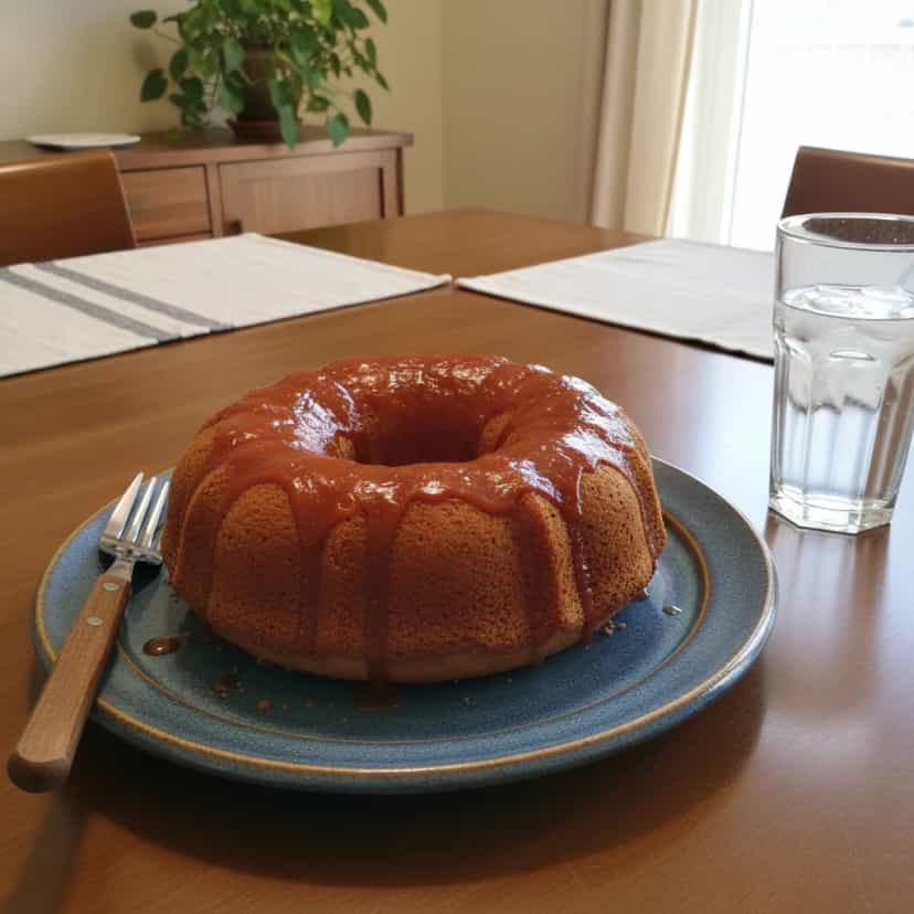 Foto deliciosa de Bolo de Fubá com Goiabada pronta para servir - Bolos & Cupcakes