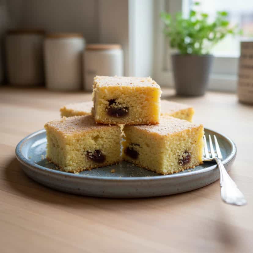 Foto deliciosa de Bolo de Fubá com Goiabada pronta para servir - Bolos & Cupcakes