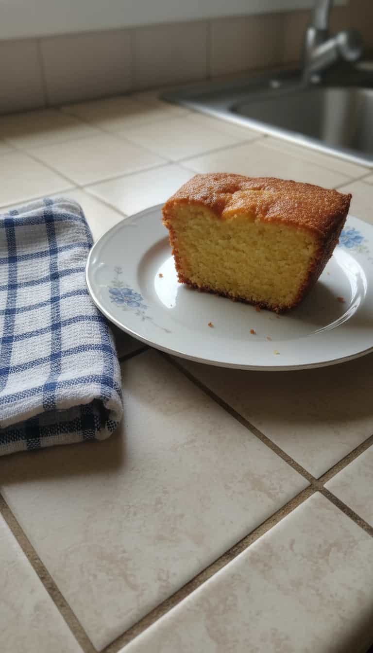 Foto deliciosa de Bolo de Fubá com Laranja pronta para servir - Bolos & Cupcakes