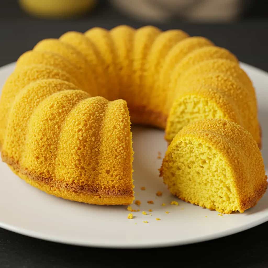 Bolo de Fubá Cremoso