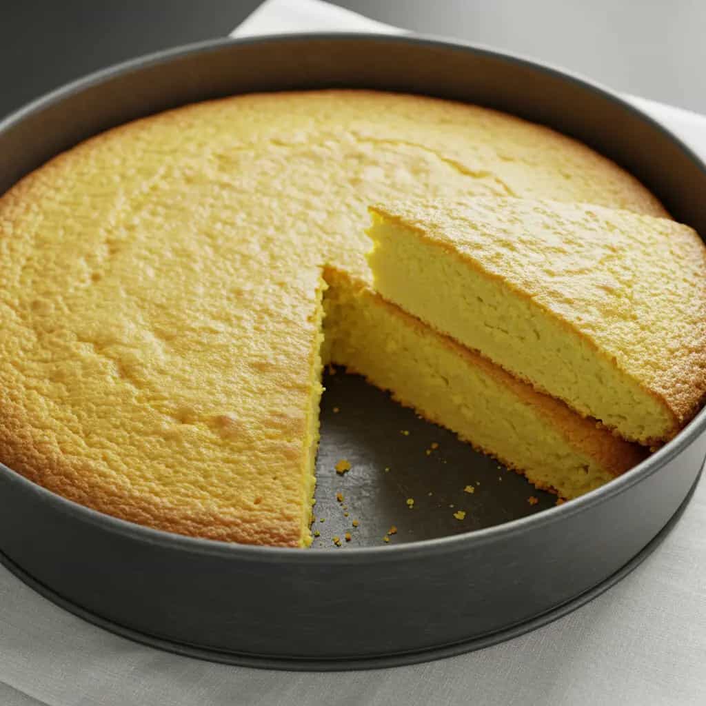 Bolo de Fubá Cremoso