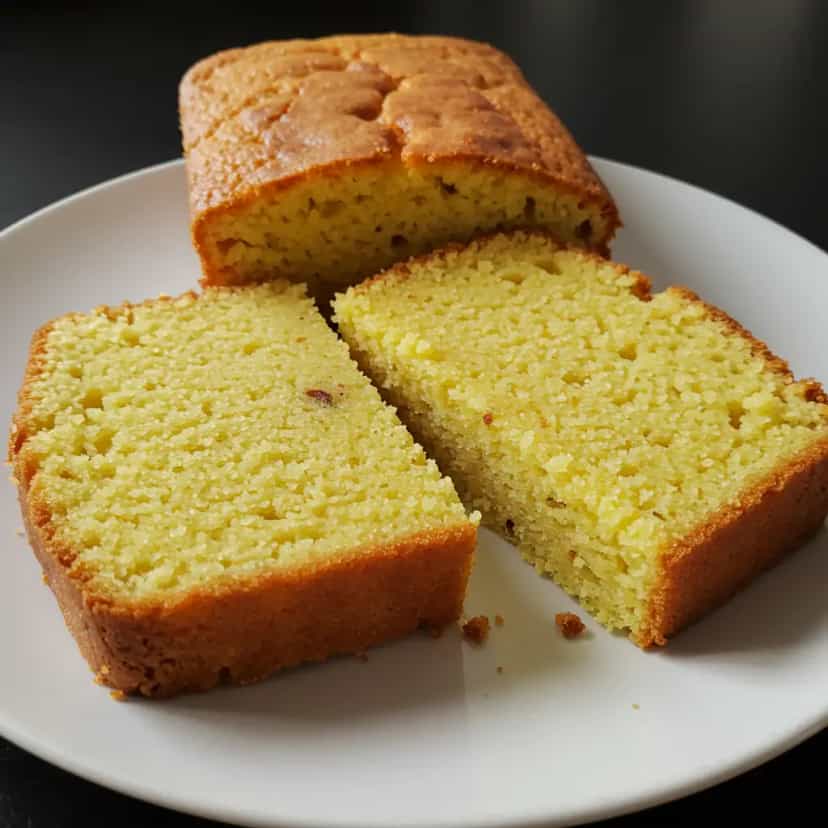 Foto deliciosa de Bolo de Fubá Cremoso pronta para servir - Bolos & Cupcakes