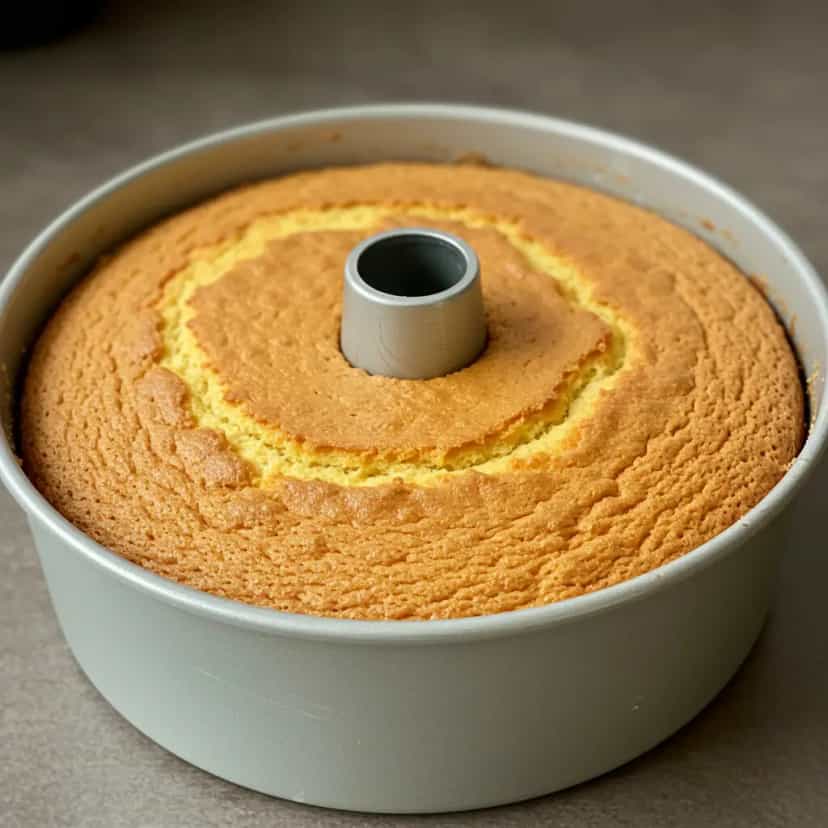 Foto deliciosa de Bolo de Fubá e Trigo de 5 Xícaras pronta para servir - Bolos & Cupcakes