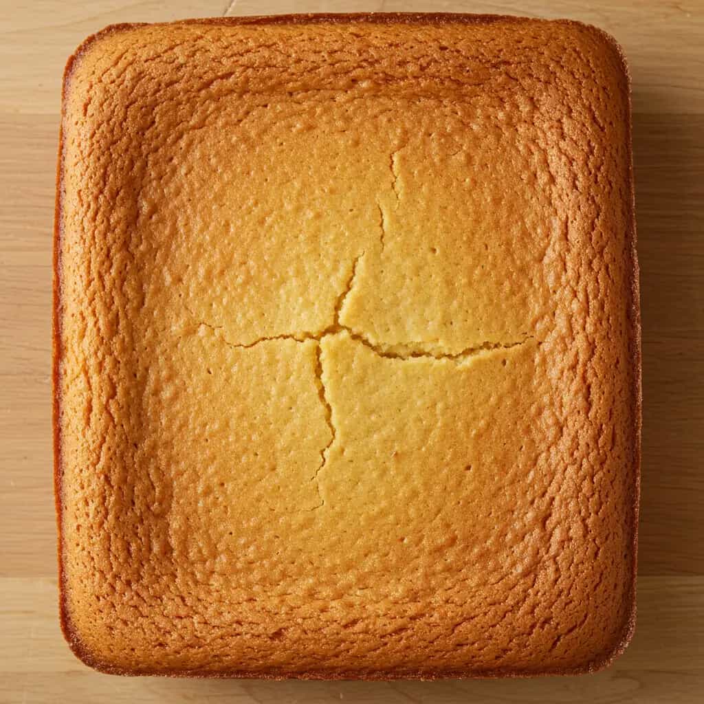 Bolo de fubá fofinho