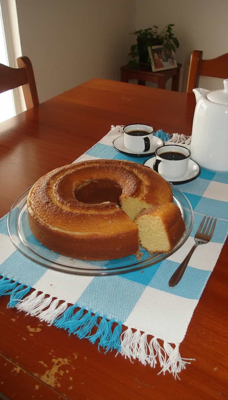 Foto deliciosa de Bolo de Fubá Simples pronta para servir - Bolos & Cupcakes