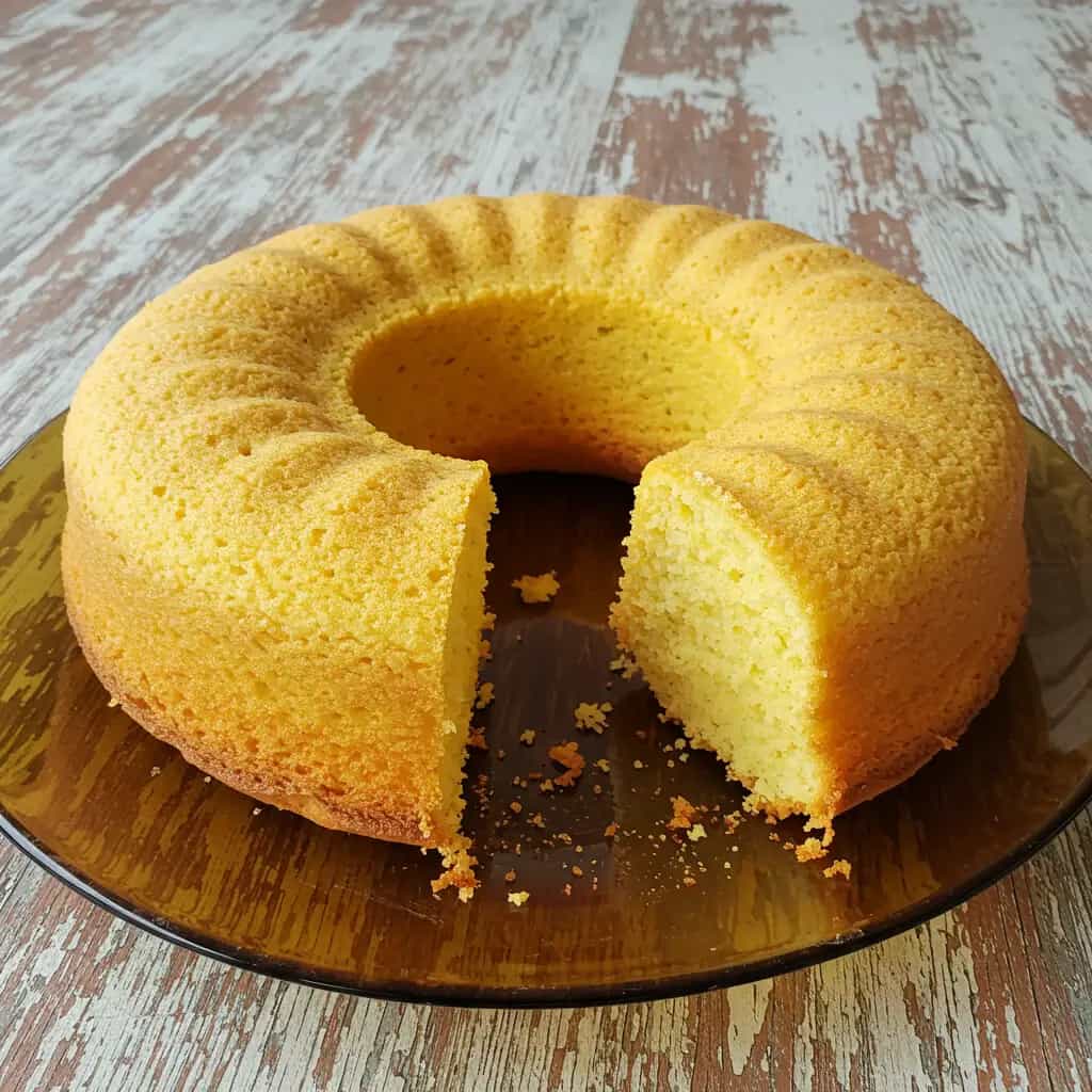 Bolo de Fubá Simples