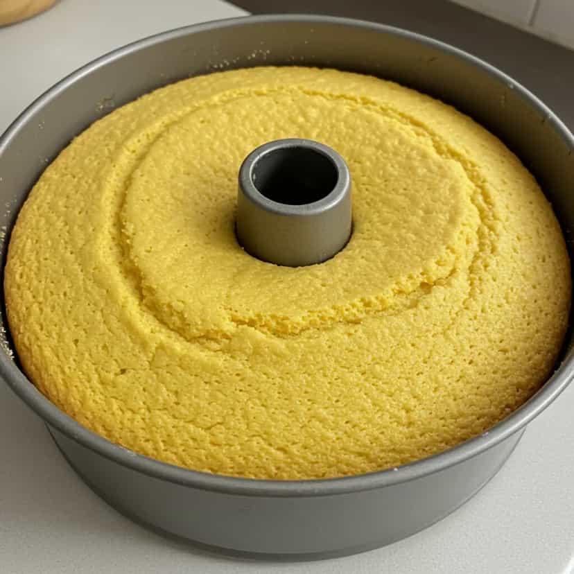 Foto deliciosa de Bolo de Fubá Simples pronta para servir - Bolos & Cupcakes