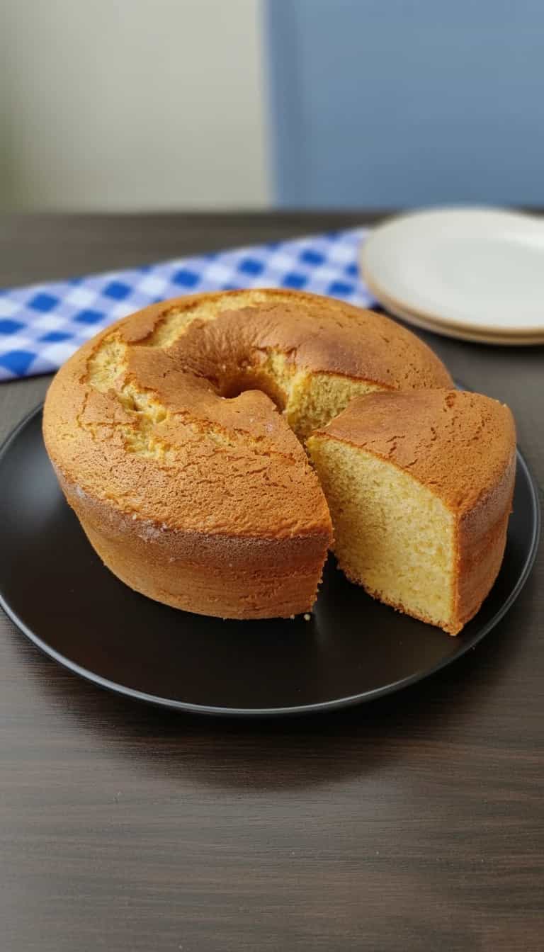 Bolo de Fubá Simples