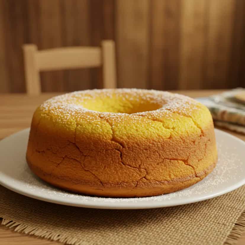 Foto deliciosa de Bolo de Goma pronta para servir - Outras Receitas