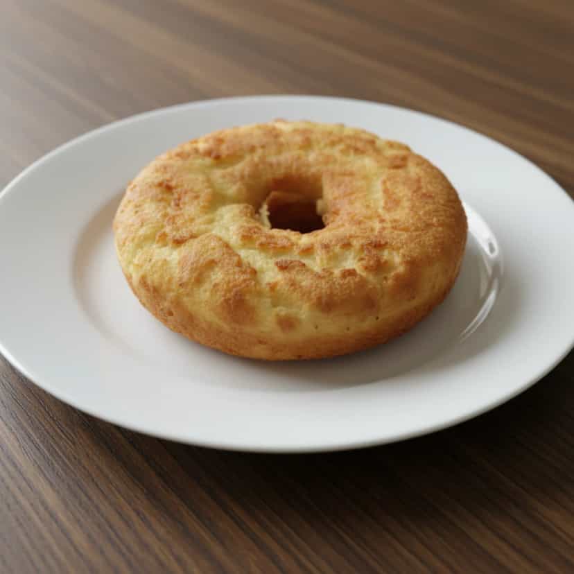 Foto deliciosa de Bolo de Goma (Versão Pão de Queijo) pronta para servir - Lanches de Padaria