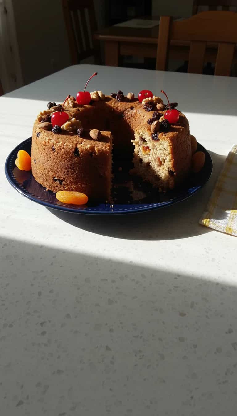 Foto deliciosa de Bolo de Iogurte com Frutas Secas pronta para servir - Bolos & Cupcakes
