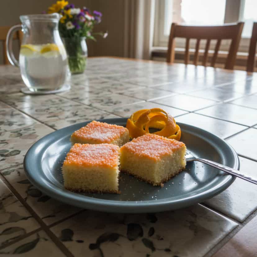 Foto deliciosa de Bolo de Laranja Caseiro pronta para servir - Bolos & Cupcakes