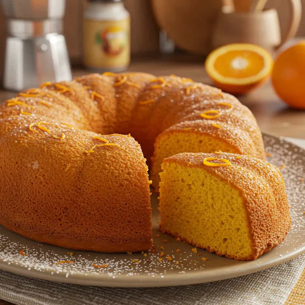 Bolo de laranja de liquidificador