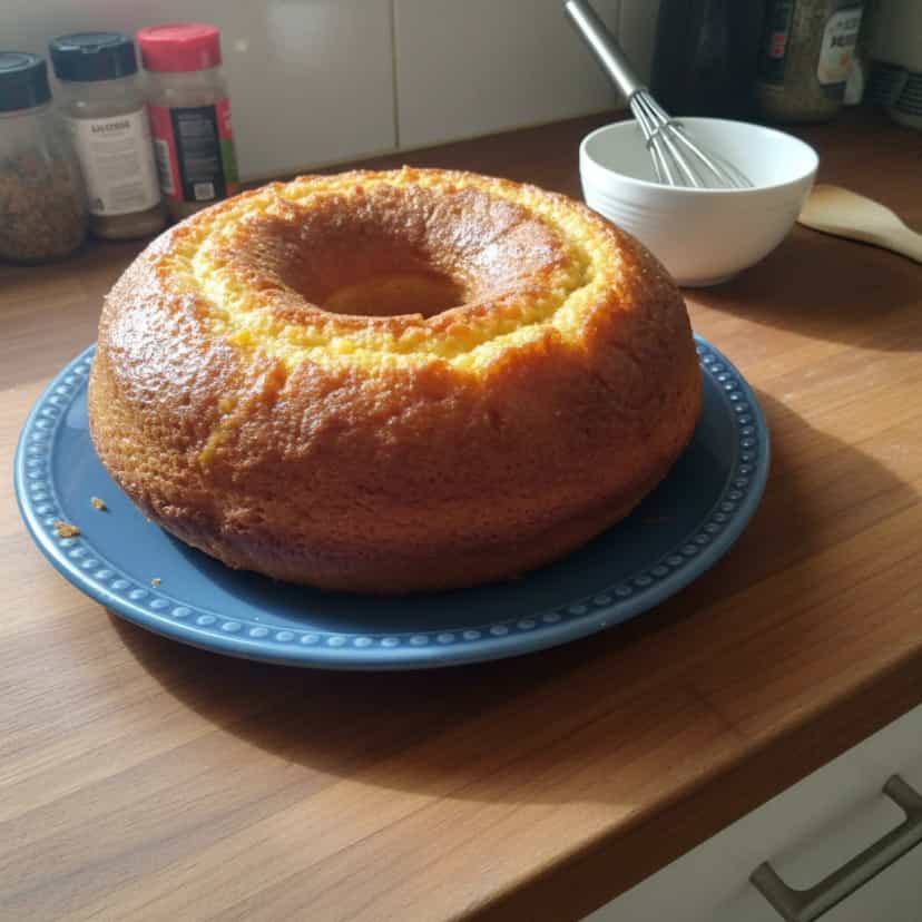 Foto deliciosa de Bolo de Laranja Simples pronta para servir - Bolos & Cupcakes