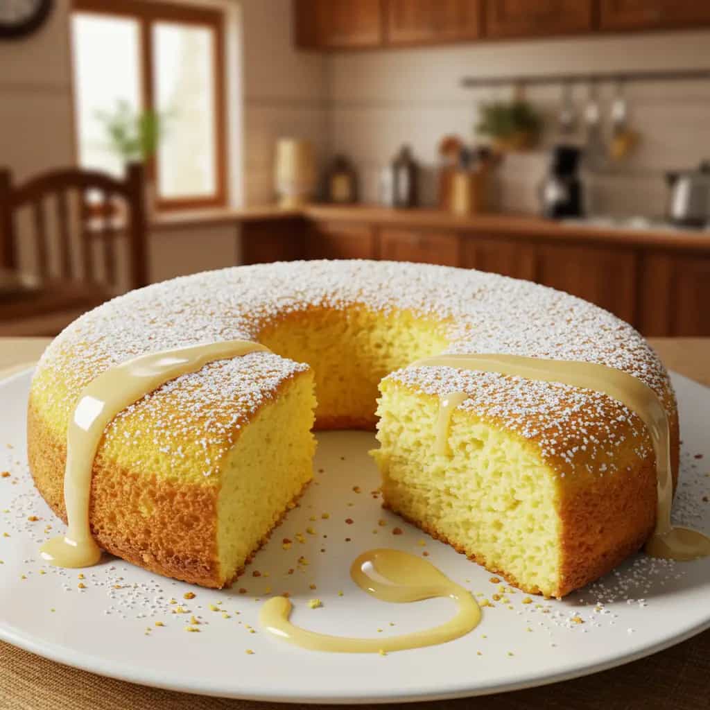 Bolo de leite ninho simples