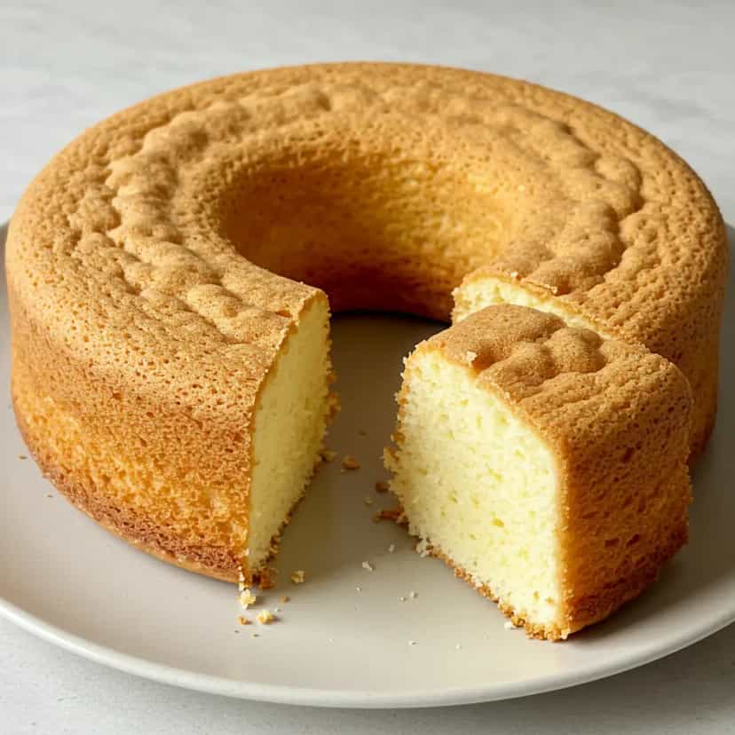 Foto deliciosa de Bolo de Leite Simples da Elena pronta para servir - Bolos & Cupcakes