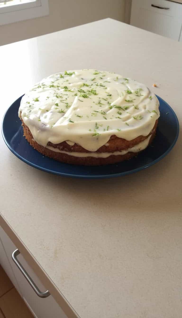 Foto deliciosa de Bolo de Limão com Recheio e Cobertura pronta para servir - Bolos & Cupcakes