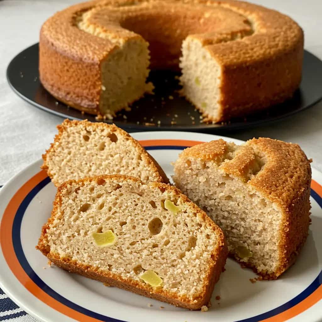 Bolo de Maçã Molhadinho sem Ovos