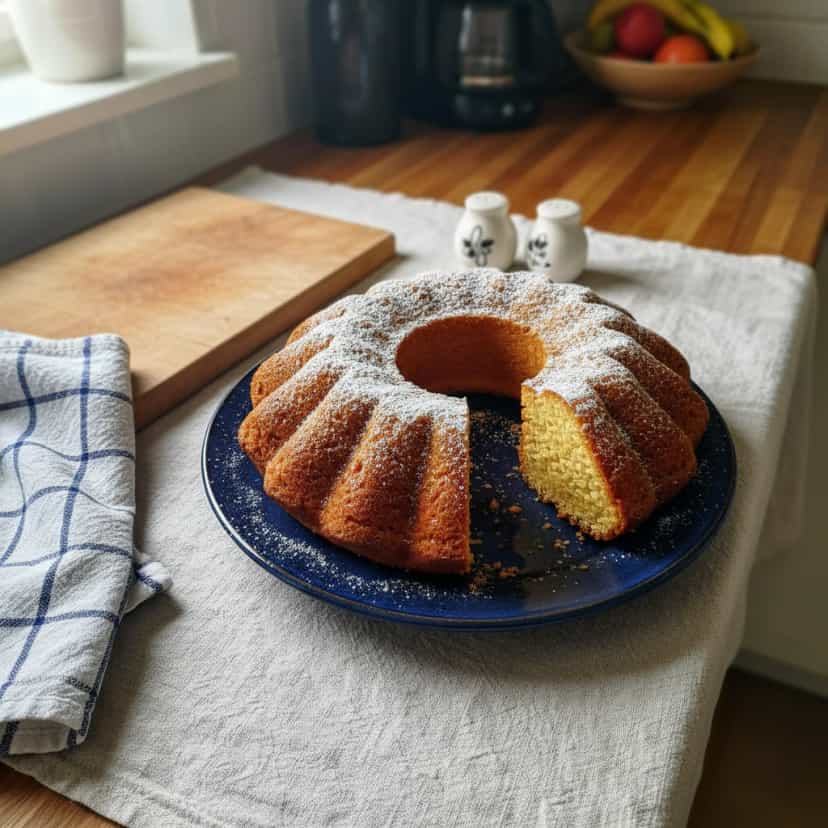 Foto deliciosa de Bolo de Macaxeira Caseiro pronta para servir - Bolos & Cupcakes