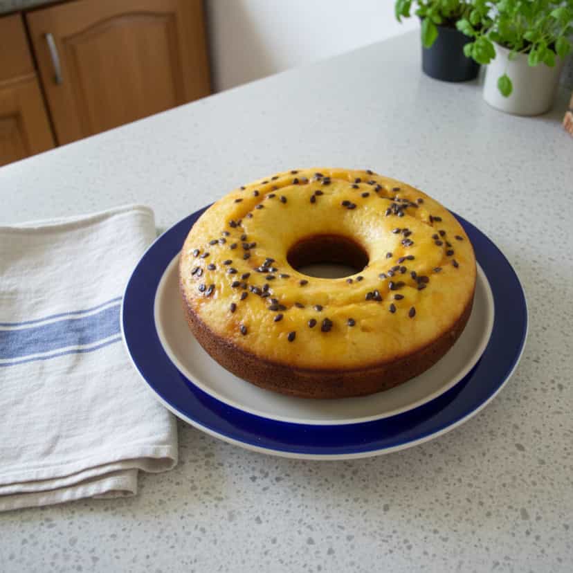 Foto deliciosa de Bolo de Maracujá pronta para servir - Bolos & Cupcakes