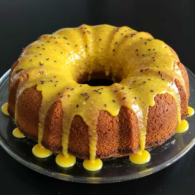Foto deliciosa de Bolo de Maracujá Molhadinho pronta para servir - Bolos & Cupcakes