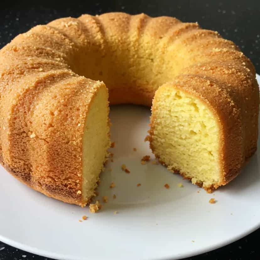 Foto deliciosa de Bolo de Milho com Queijo pronta para servir - Bolos & Cupcakes