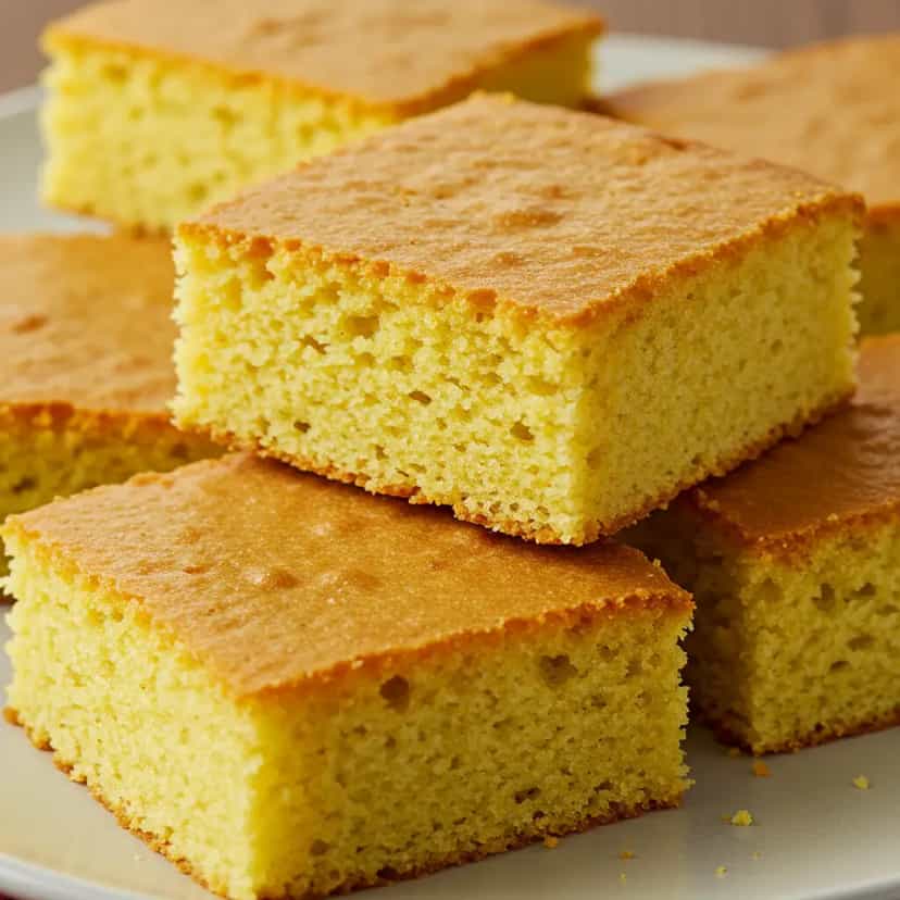 Foto deliciosa de Bolo de Milho Cremoso pronta para servir - Bolos & Cupcakes