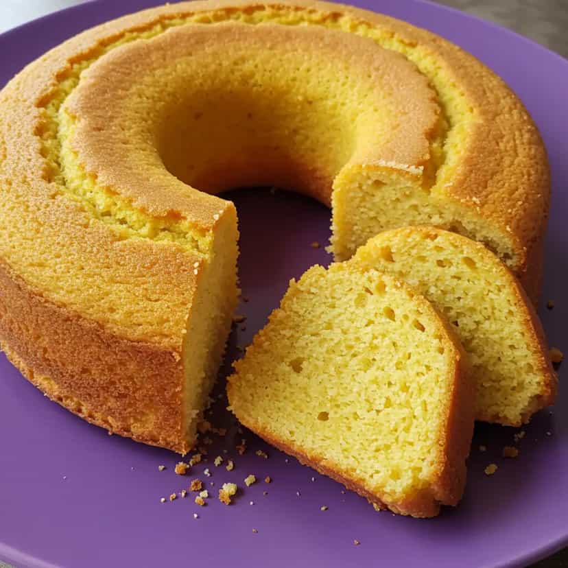 Foto deliciosa de Bolo de Milho Cremoso pronta para servir - Bolos & Cupcakes