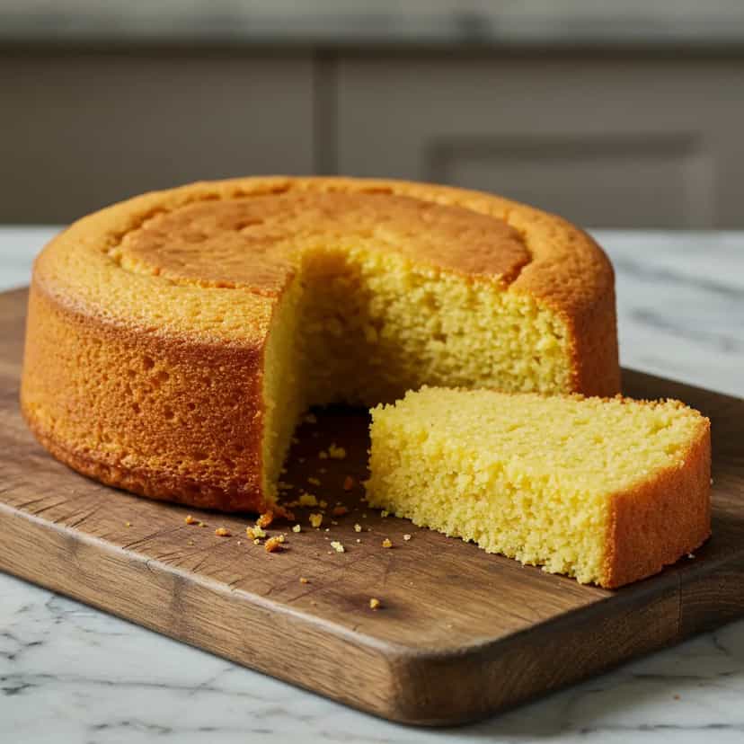 Foto deliciosa de Bolo de Milho Cremoso pronta para servir - Bolos & Cupcakes