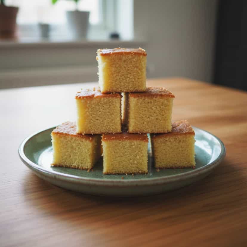 Foto deliciosa de Bolo de Milho Cremoso pronta para servir - Bolos & Cupcakes