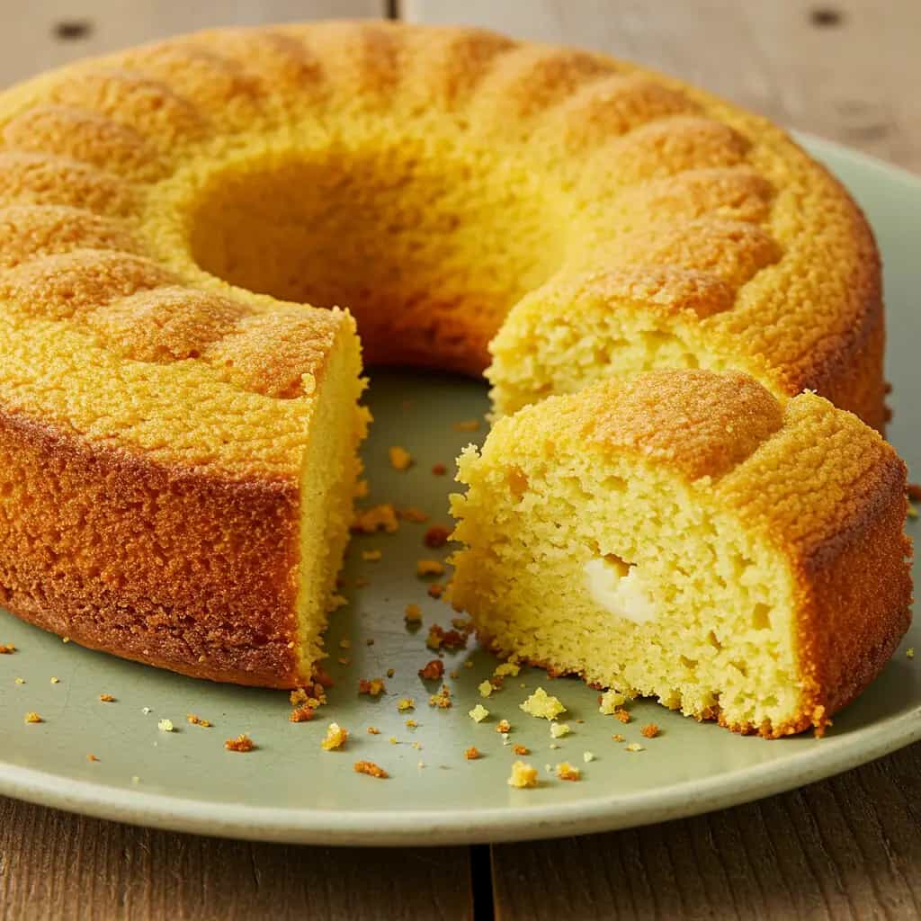 Bolo de Milho Cremoso com Requeijão