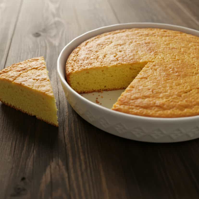 Foto deliciosa de Bolo de Milho Verde pronta para servir - Bolos & Cupcakes