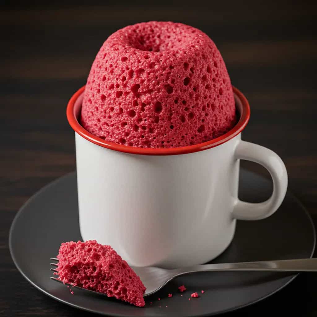 Bolo de Morango para Caneca