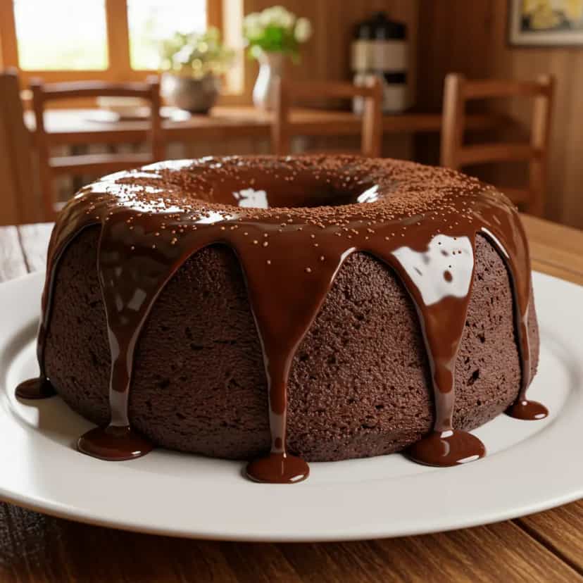 Foto deliciosa de Bolo de nescau pronta para servir - Bolos & Cupcakes