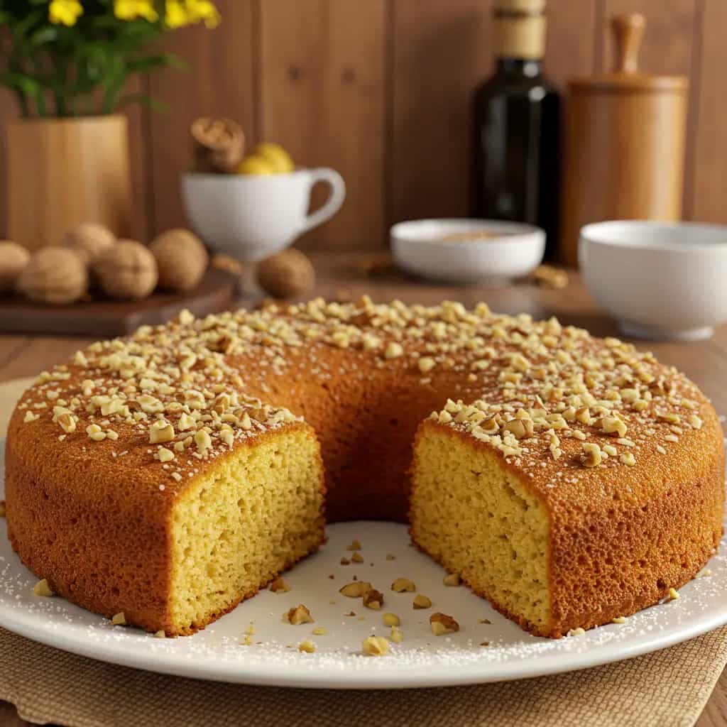 Bolo de nozes para aniversário